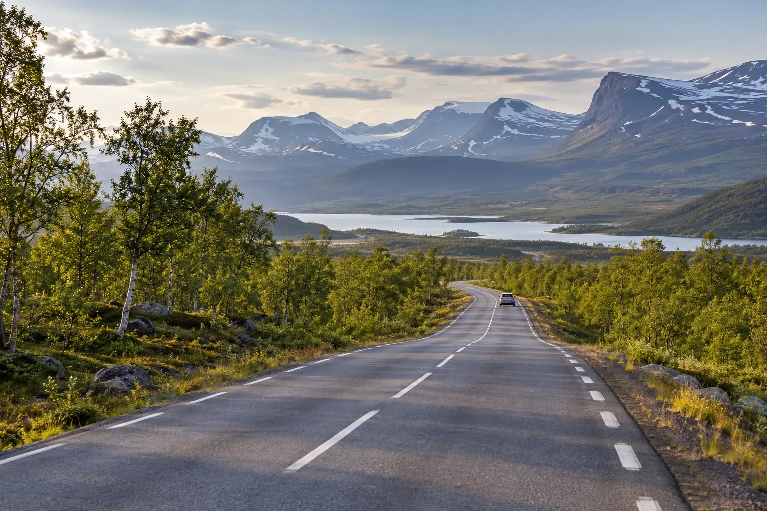 Map of a ten-day driving loop in northern Sweden from Lulea through Jokkmokk, Gallivare, Kiruna, Abisko, Pajala and Haparanda, crossing the Arctic Circle twice